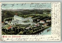 5116 Schinznach Bad 1901 Foto AK Hotel Bahnpost Zug 82 Nr, 5