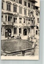 8200 Schaffhausen Sciaffusa Foto AK Denkmal Tellbrunnen