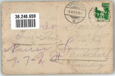 9042 Speicher 1911 Gebrauchsspuren Ort lt. Stempel Gruppenfoto