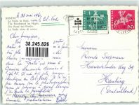 1200 Genève Genf 1961 Foto AK Hafen bei Nacht Motorschiff