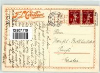 Cailler Chocolade Gulliver bei den Zwergen Märchen AK Schokolade 1928 Künstlerkarte