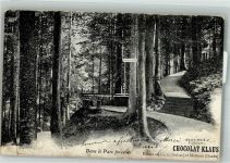 Im Forstpark Klaus Schokolade 1904 Werbe AK