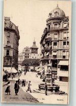 1200 Genève Genf 1922 Sonderstempel Geschäft Brunnen La rue de la Ceté