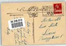 1200 Genève Genf 1922 Sonderstempel Geschäft Brunnen La rue de la Ceté