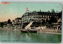 1800 Vevey 1910 Foto AK Hotel des III Couronnes