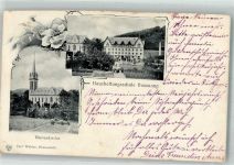 8374 Dussnang 1909 Gebrauchsspuren Marien- Kirche Haushaltungsschule Jahreswechsel
