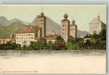 3900 Brig Foto AK Schloss de Stockalper