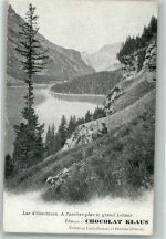 Kandersteg Oeschinnensee Klaus Schokolade Werbe AK