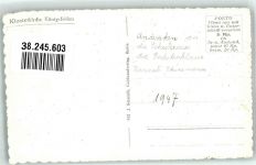 Königsfelden 1947 Foto AK Kloster- Kirche