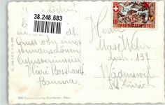 6000 Luzern Lucerne Gebrauchsspuren Bergbahn Bürgenstockbahn Bahnpost Zug 4053