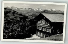 8496 Steg im Tösstal 1938 Foto AK Gasthaus Hörnli Kulm