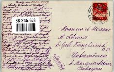 1800 Vevey 1917 Winter Ort handschriftlich Bildnis Mann und Frau
