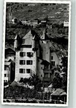 3960 Sierre 1940 Foto AK Schloss des Vidomnes
