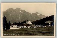 7500 St. Moritz Foto AK Gasthaus Meierei Piz Languard