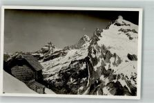 Hüfihütte 1934 Winter Hüttenstempel