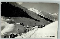 6490 Andermatt 1960 Winter Kirche