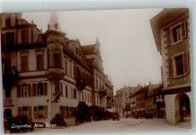 4900 Langenthal 1913 Foto AK Bahnpost Zug 510 Hotel Bären
