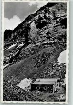 Diablerets 1955 Foto AK Hüttenstempel