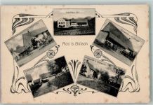 8185 Winkel Foto AK Rüti bei Bülach Schmiede Handlung Gasthaus Dorfpartie
