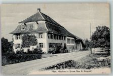 8505 Pfyn Foto AK Feldpost Bataillon 157 Gasthaus zur Krone