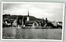 8260 Stein am Rhein 1966 Foto AK Kirche Dampfschiff S/S Rhein