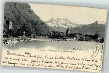 1844 Villeneuve VD 1902 Foto AK Dent du Midi