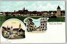 6210 Sursee Foto AK Oberstadt Unterstadt