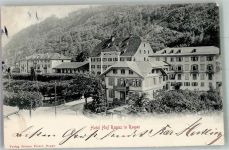 7310 Bad Ragaz 1903 Foto AK Hotel Hof Ragaz