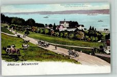 9405 Tobel AR Wienacht-Tobel 1909 Lithographie Pension Landegg Villa Seeblick