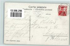 9405 Tobel AR Wienacht-Tobel 1909 Lithographie Pension Landegg Villa Seeblick