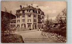 7504 Pontresina 1909 Foto AK Cafe Patisserie Kochendörfer