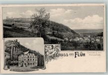 4112 Flüh 1907 Foto AK Gasthaus zur Landskron