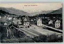 Krummenau Bahnhof Eisenbahn Bahnhof Schweiz Gebrauchsspuren