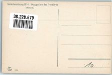 Infanterie Grenzbesetzung 1914 Militär Schweiz Gebrauchsspuren