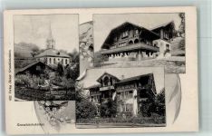 3506 Grosshöchstetten 1912 Foto AK Kirche