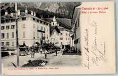 7602 Casaccia 1907 Foto AK Hotel und Pension Stampa