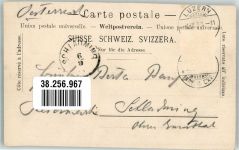 6000 Luzern Lucerne 1898 Foto AK Hafen Kirche Schloss
