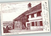 8700 Küsnacht ZH 1902 Radierung sign. Ringger, R. Weinhalde Bühl