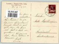 6600 Locarno 1931 Foto AK Pension Villa India