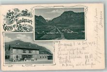 Landquart Bahnhof Bahnhof Schweiz 1903 Foto AK