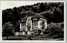 4438 Langenbruck 1943 Foto AK Pension Erica