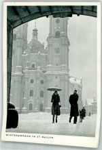 9000 St. Gallen S. Gallo Winter Kirche