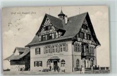 9325 Roggwil TG 1913 Foto AK Bahnpost Zug 2743 Gasthaus Mammetrsberg