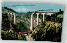 9000 Bruggen 1916 Foto AK Eisenbahn Bodensee-Toggenburgbahn Sitterbrücke