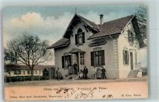 8555 Müllheim TG 1904 Foto AK Gasthaus zur Palme