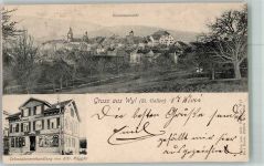 9500 Wil SG 1907 Foto AK Handlung Kolonialwaren
