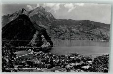 6362 Stansstad Foto AK Vierwaldstättersee Pilatus