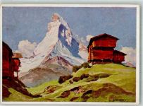 Matterhorn VS Künstlerkarte sign. Maurus, H, Matterhorn