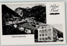 7560 Martina Martinsbruck 1913 Foto AK Hotel zur Post