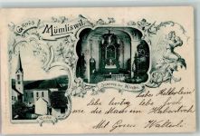 4717 Mümliswil 1900 Foto AK Kirche inen
